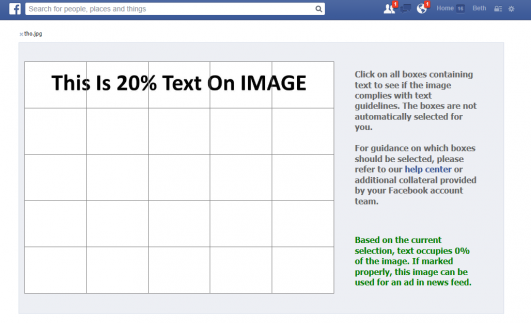 Facebook Text Overlay Tool