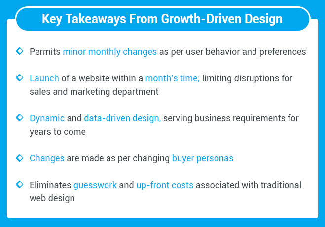 Growth-Driven Design Takeaways