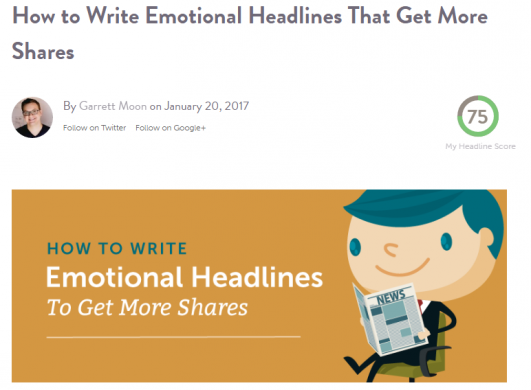 How to write emotional headlines