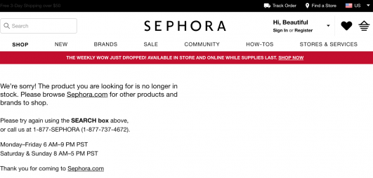 Sephora-product-page