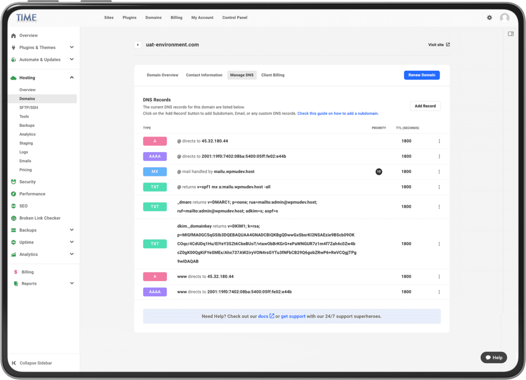 domain management